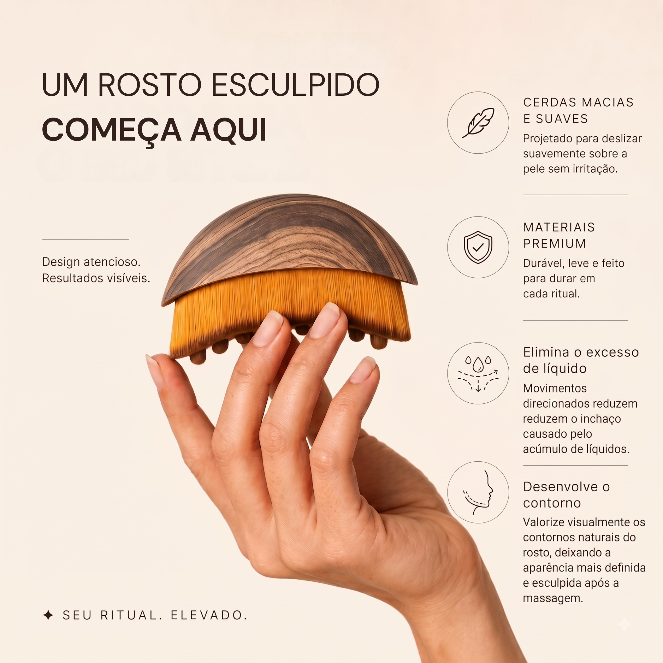 Escova de Drenagem Linfática