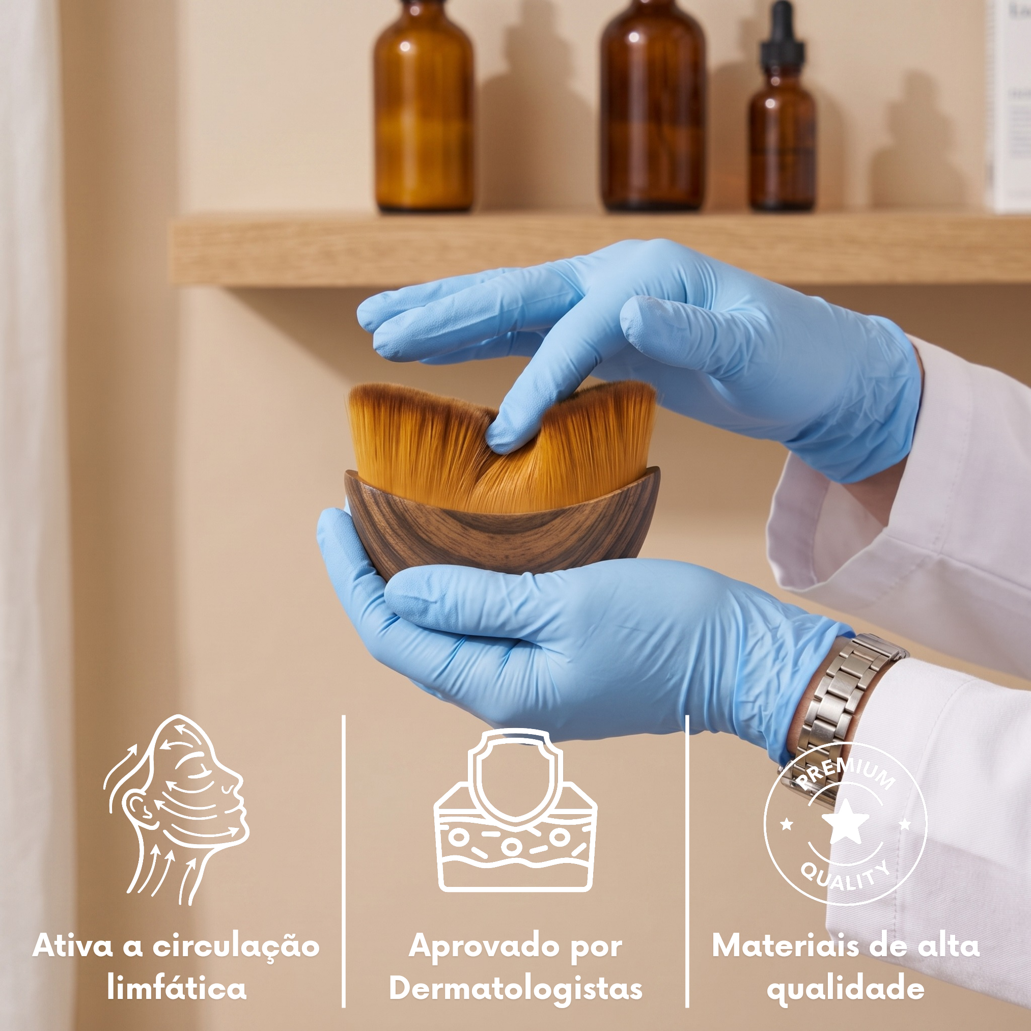 Escova de Drenagem Linfática